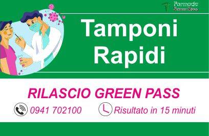 Tamponi Rapidi con rilascio Green Pass