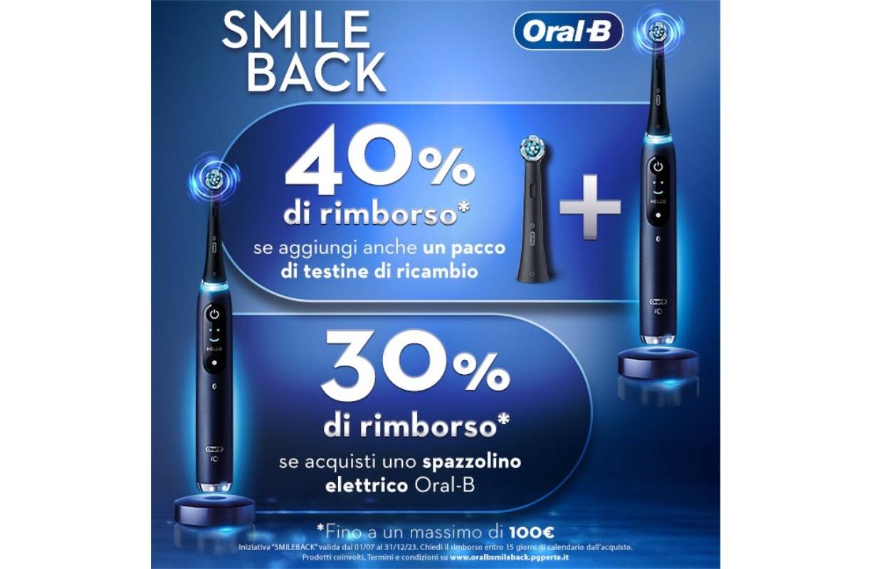 Fino al 31 DICEMBRE - Promozione Oral-B SMILE BACK