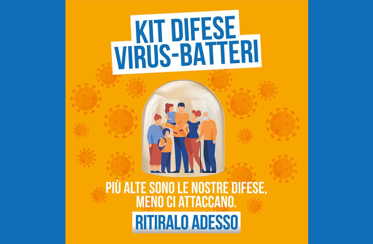 kit difese virus-batteri - Più alte sono le nostre difese, meno ci attaccano!