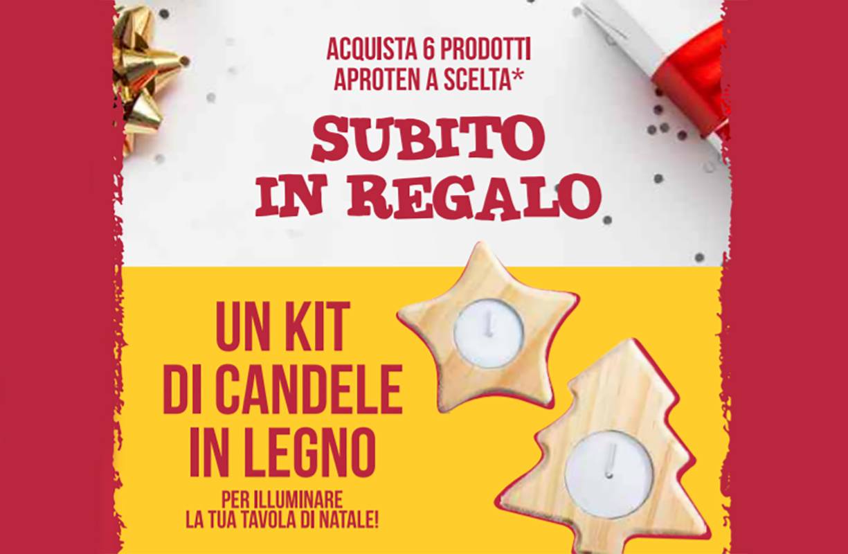 Aproten in SUBITO REGALO Kit Candele in Legno - Acquistando 6 prodotti a scelta!