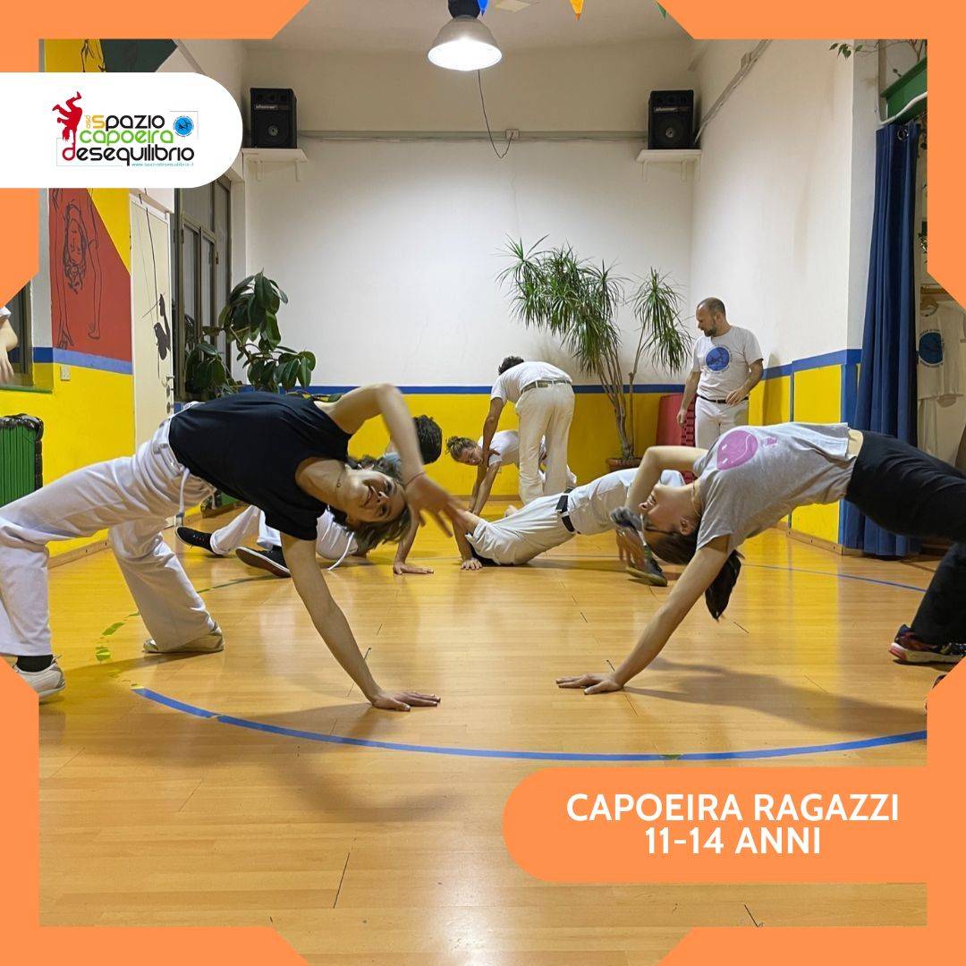 Capoeira ragazzi dagli 11 ai 14 anni