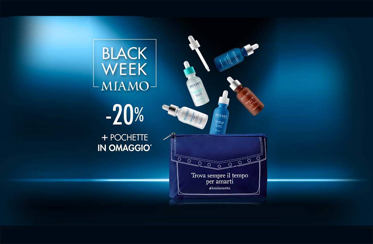 Miamo Black Week -20% + Pochette in OMAGGIO