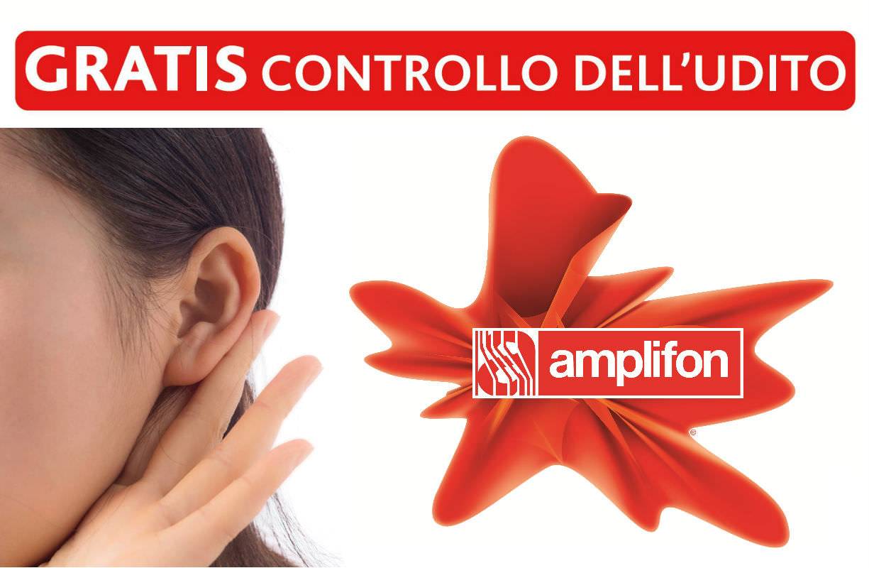 Mercoledì 12 APRILE - Giornata di controllo gratuito dell'udito in accordo con AMPLIFON