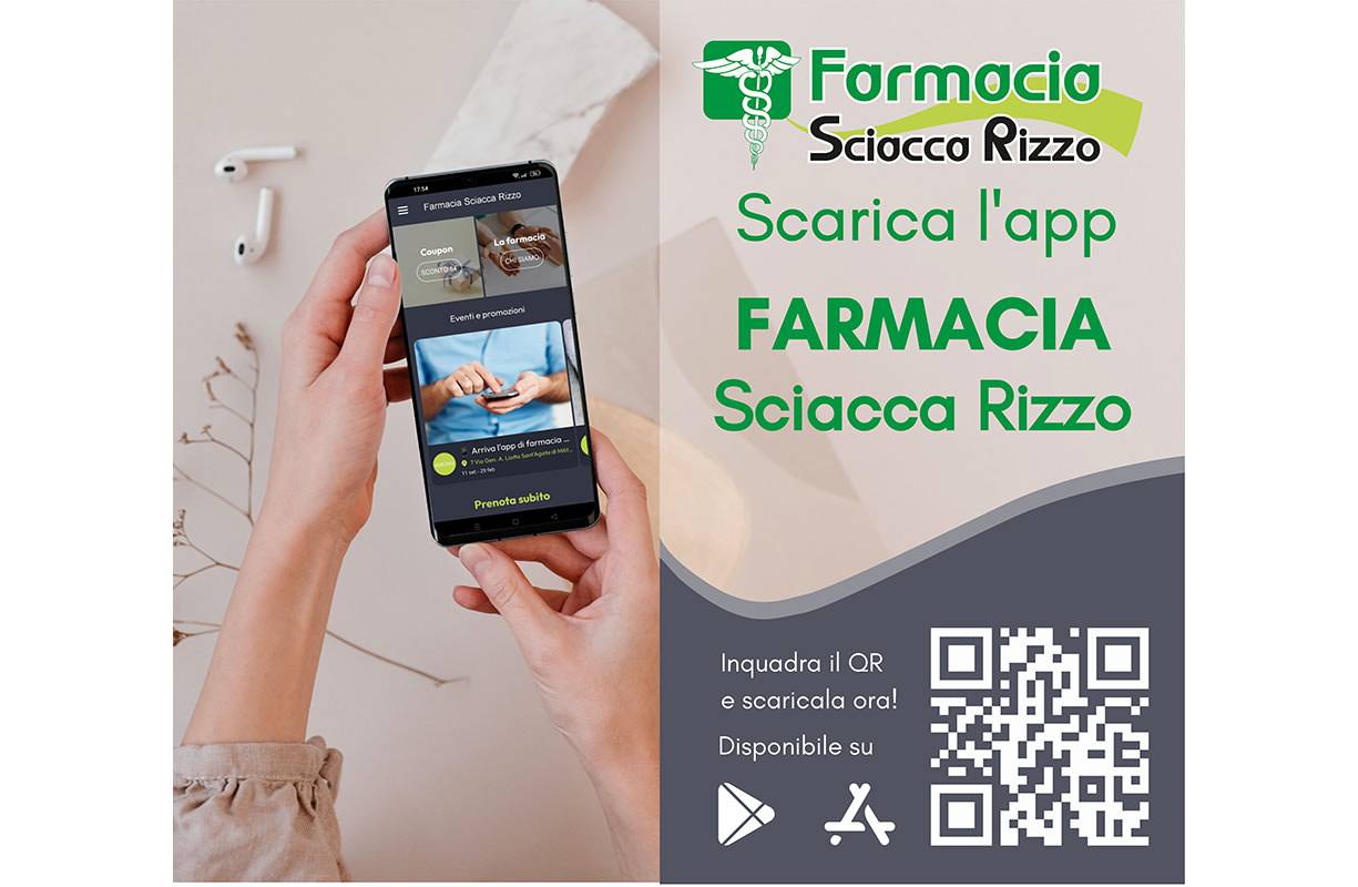 È arrivata l`App per smartphone della Farmacia Sciacca Rizzo!
