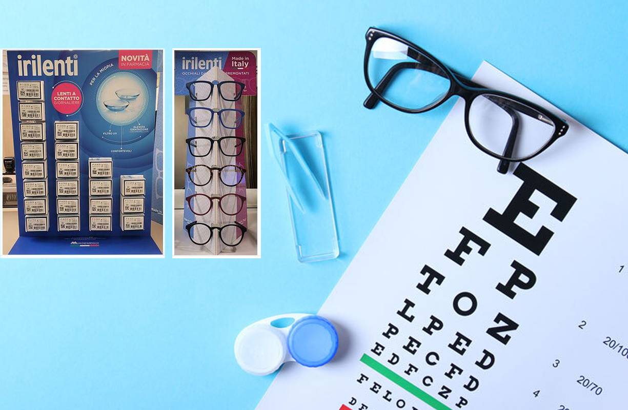 IRILENTI occhiali da lettura e lenti a contatto giornaliere NOVITÀ in farmacia!