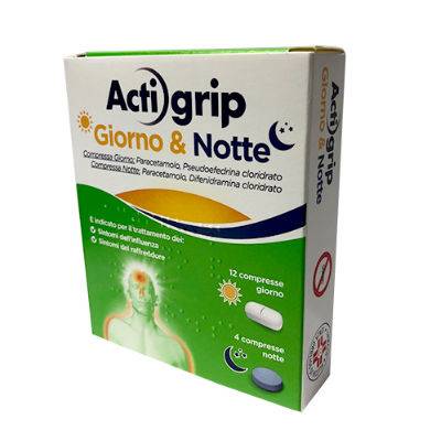 ACTIGRIP GIORNO & NOTTE 12+4CP