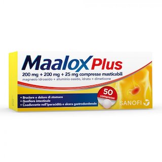 Maalox plus 50cpr