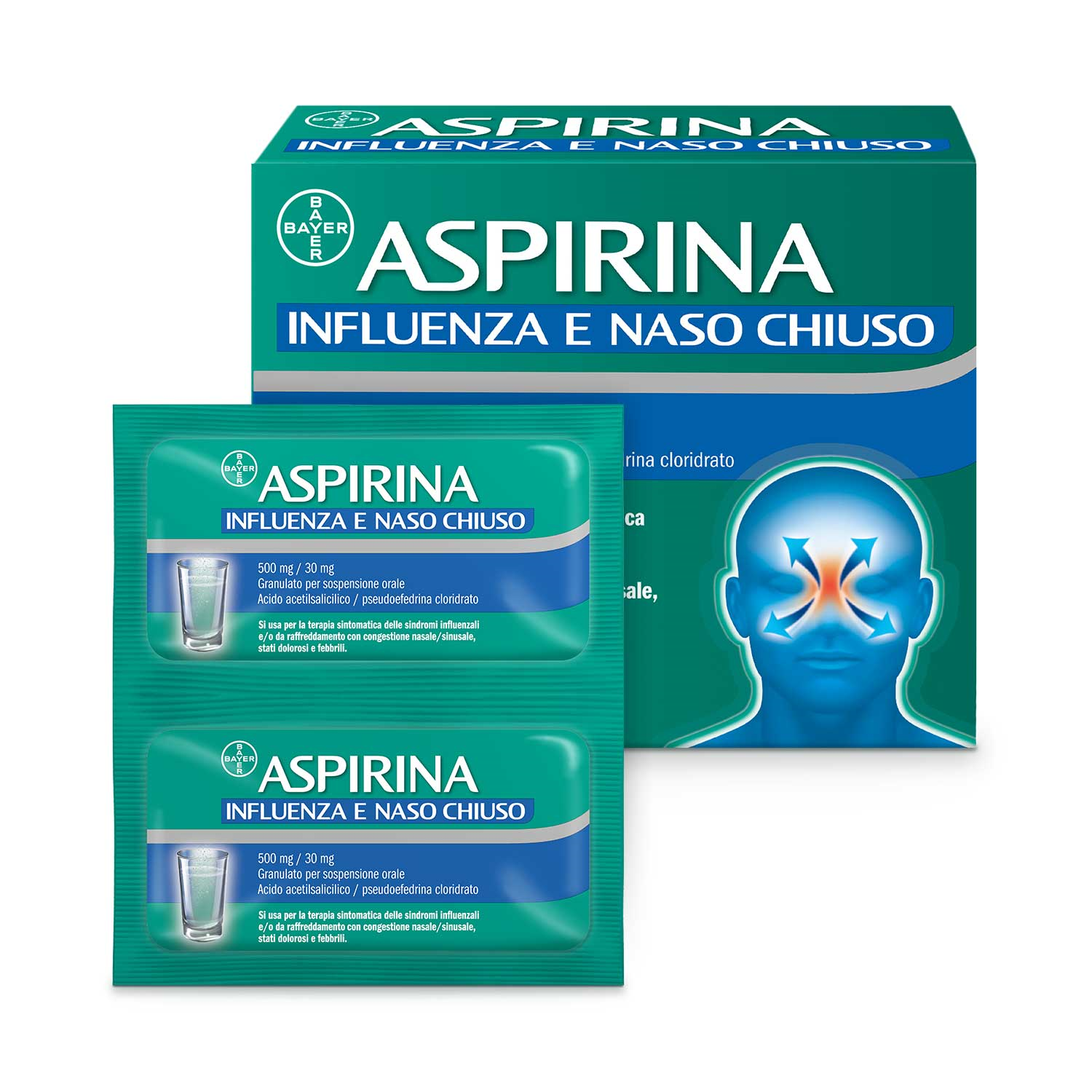 ASPIRINA INFLUENZA E NASO C*20