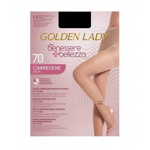 Golden lady linea benessere+bellezza 70 denari color carne