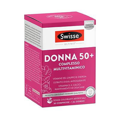Swisse Donna 50+/Uomo 50+ Complesso multivitaminico 30cpr