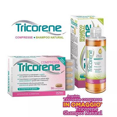 Tricorene cpr+ shampoo Natural OMAGGIO