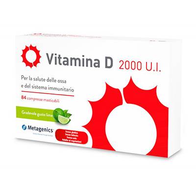 Vitamina D Metagenics 2000 UI 84 cpr masticabili