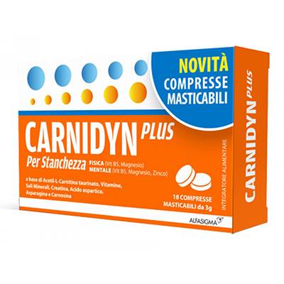 Carnidyn Plus cpr per stanchezza fisica e mentale