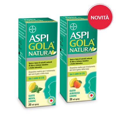 Aspi Gola Natura spray menta/limone/albicocca 20ml
