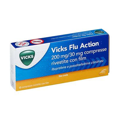 VICKS FLU ACTION 12CPR