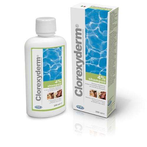 Clorexyderm 4% shampoo disinfettante 250 ml