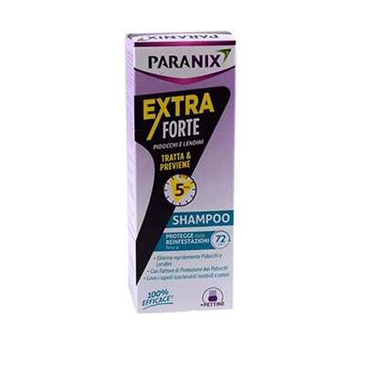 Paranix extra forte Shampoo 200 ml + pettine
