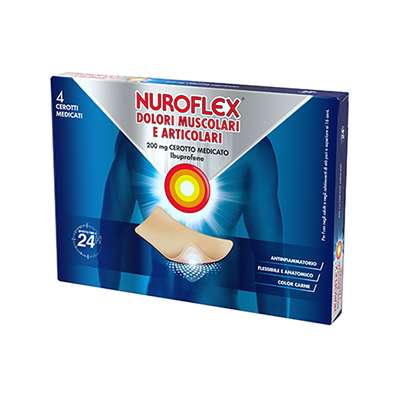 Nuroflex 4 cerotti medicati 200 mg