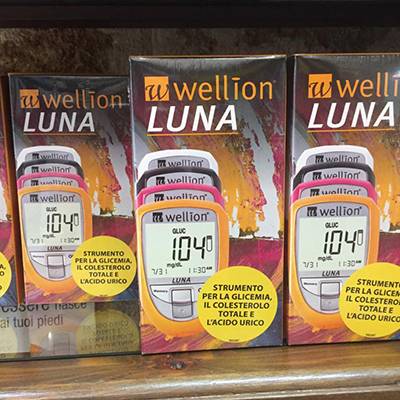 Wellion Luna misura glicemia e colesterolo