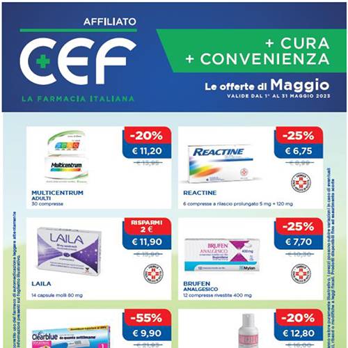 * OFFERTE Farmacia Italiana CEF