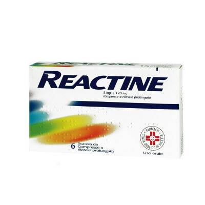 Reactine*6cpr 5mg+120mg rp