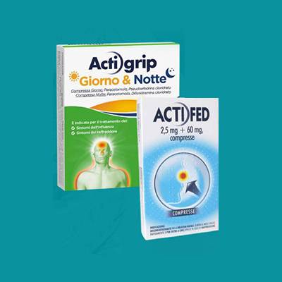 ActiFed 12cpr/Actigrip Giorno e Notte 12cpr+4cpr -20%