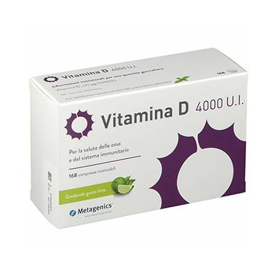 Vitamina D Metagenics 4000 UI 168 cpr masticabili